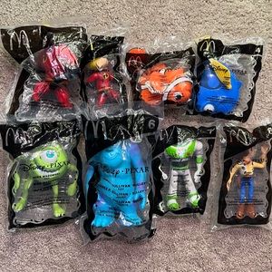 NWT McDonalds Pixar toy set